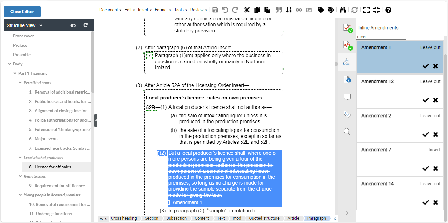 Auto-applied amendments in the Editor.png